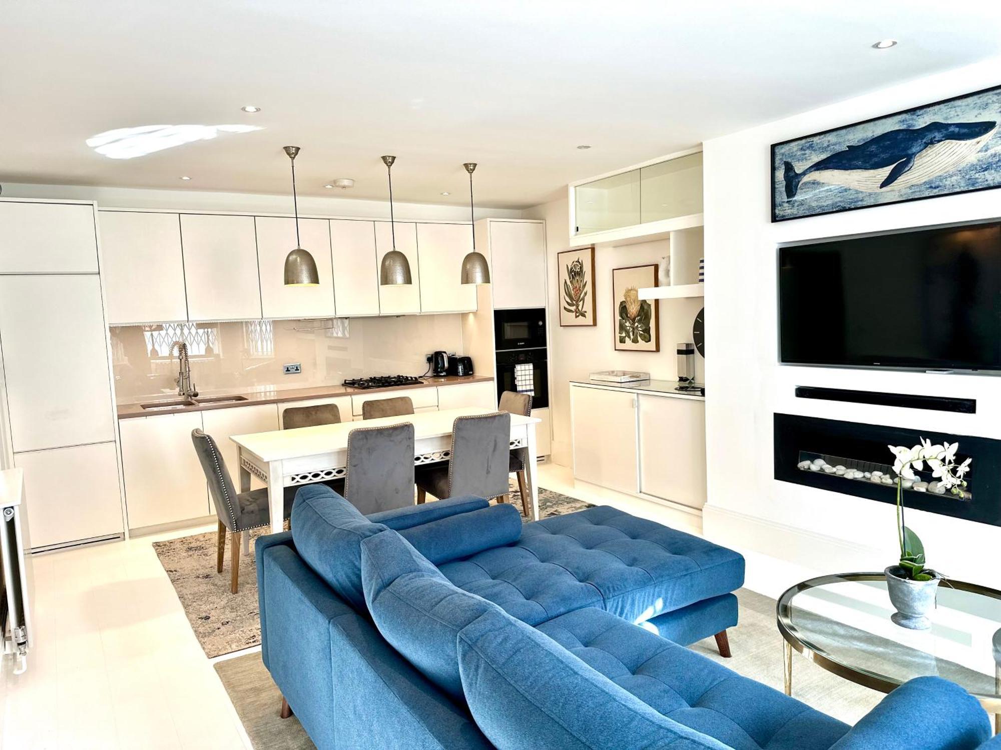 Stylish Apartment With Bbq Kensington Londra Dış mekan fotoğraf